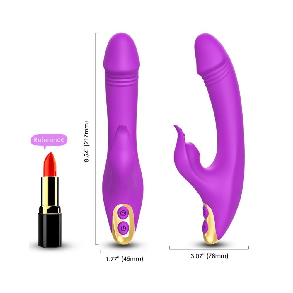 ARMONY - AMANT LICKING VIBRANDO CLITÓRIO E G-SPOT ROXO