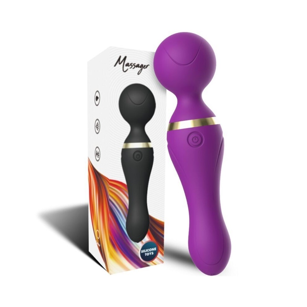 ARMONY - MASSAGER E VIBRADOR FREEZA CABEÇA SUPER FLEXÍVEL ROXO