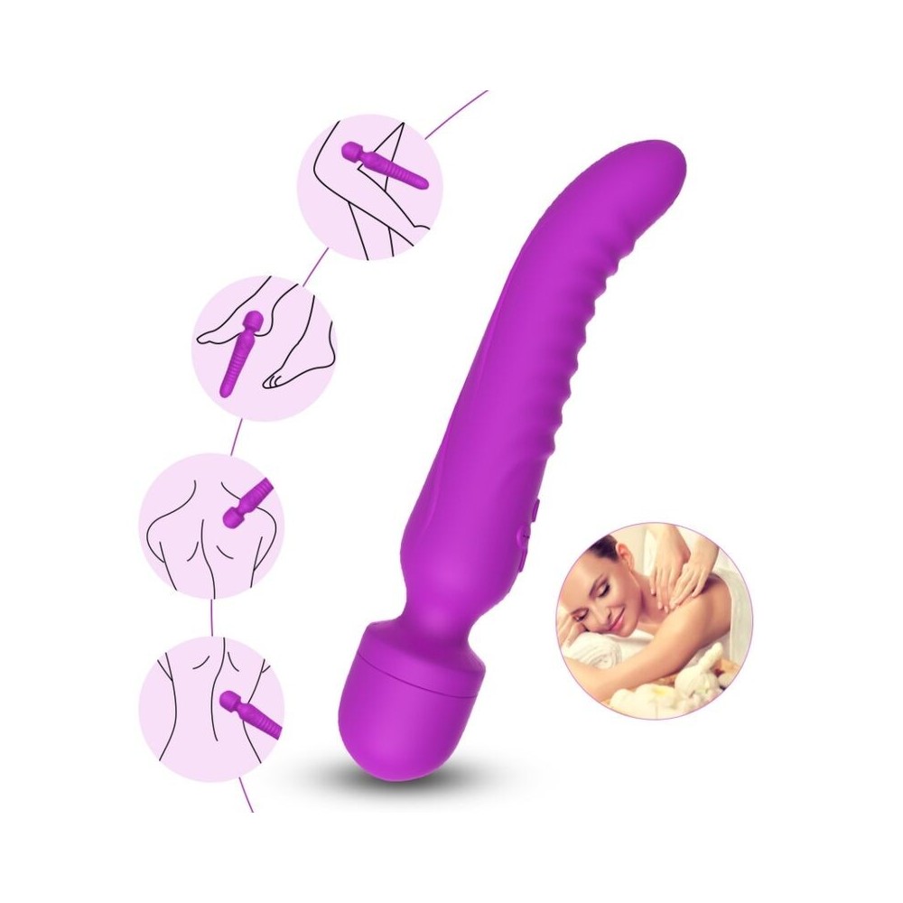 ARMONY - MASSAGER MISSION E VIBRADOR EFEITO DE CALOR ROXO