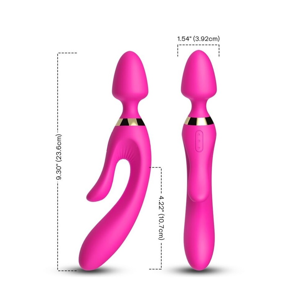 ARMONY - MASSAGER E VIBRADOR COELHO FÚCSIA