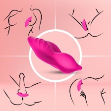 ARMONY - WHISPER WEARABLE PANTIES VIBRATOR REMOTE CONTROL FUCHSIA