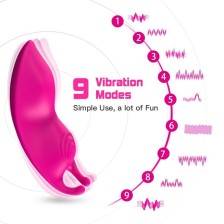 ARMONY - HONEYBEE WEARABLE PANTIES VIBRATOR G-SPOT REMOTE CONTROL FUCHSIA