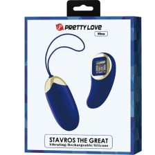 PRETTY LOVE - MINA VIBRATING EGG REMOTE CONTROL BLUE