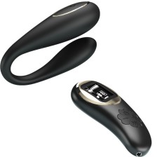 PRETTY LOVE - NATHAN DOUBLE PLEASURE VIBRATOR REMOTE CONTROL