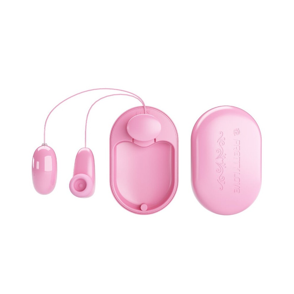 PRETTY LOVE - PROIETTILE VIBRANTE MAGIC BOX E STIMOLATORE ROSA