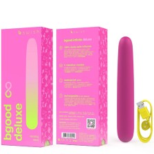 B SWISH - BGOOD INFINITE DELUXE RECHARGEABLE VIBRATOR PINK SILICONE