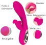 ARMONY - VIBRATEUR DARO & STIMULATEUR ANNEAU DE TIRAGE FUCHSIA