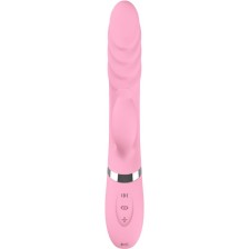 ARMONY - VIBRADOR E THRUSTING COM LÍNGUA DE EFEITO DE CALOR ROSA