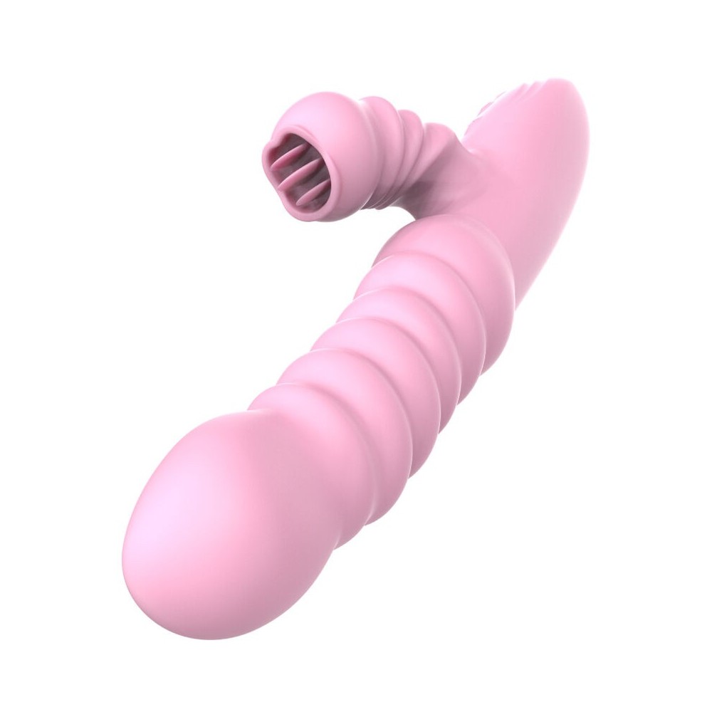 ARMONY - VIBRATOR MULTIFUNCTION WITH STIMULATING TONGUE HEAT EFFECT PINK