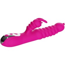 ARMONY - VIBRATOR MULTIFUNCTION RABBIT DOUBLE TONGUE HEAT EFFECT ROSE