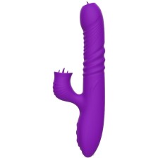 ARMONY - FULLY G SPOT VIBRATOR RABBIT WITH STIMULATING TONGUE HEAT EFFECT PURPLE