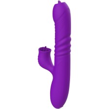 ARMONY - FULLY G SPOT VIBRATOR RABBIT WITH STIMULATING TONGUE HEAT EFFECT PURPLE