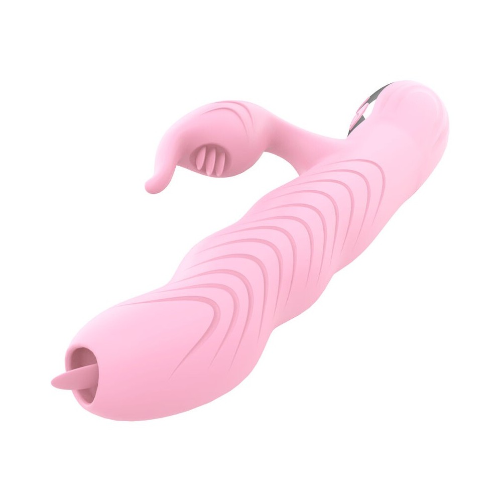 ARMONY - MARCIA VIBRATOR & THRUSTING DOUBLE TONGUE HEAT EFFECT PINK