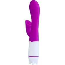 ARMONY - HAPPY VIBRATOR & STIMULATOR WITH TONGUE RECHARGEABLE PURPLE