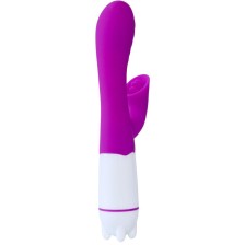 ARMONY - HAPPY VIBRATOR & STIMULATOR WITH TONGUE RECHARGEABLE PURPLE