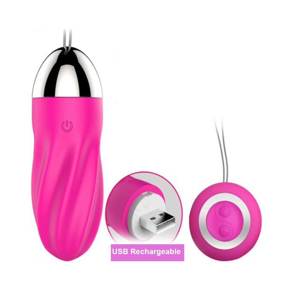 ARMONY - SWEETY EGG VIBRATOR SPIRAL REMOTE CONTROL PINK