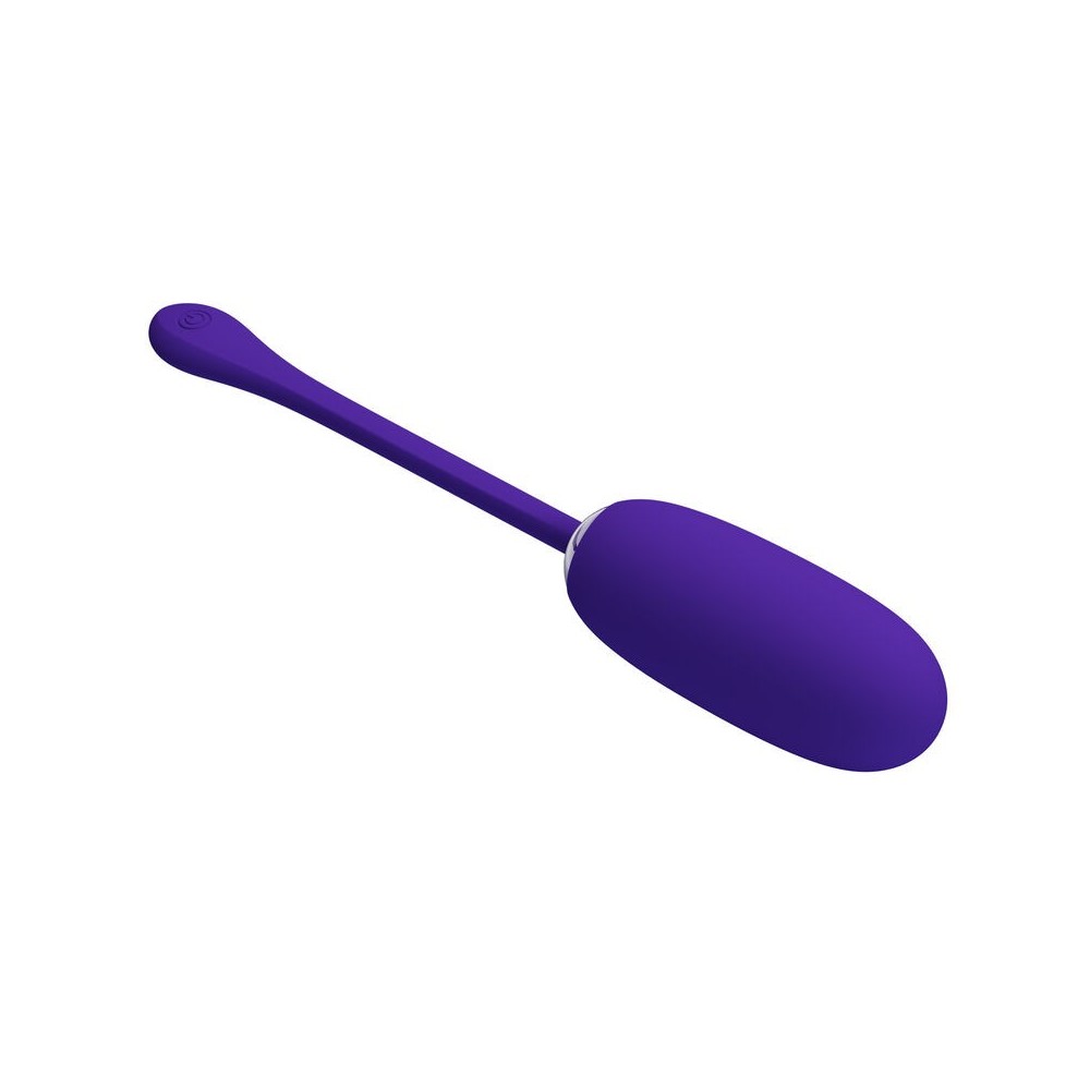 PRETTY LOVE - JULIUS WATERPROOF-RECHARGEABLE VIBRATING EGG PURPLE