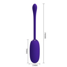 PRETTY LOVE - JULIUS WATERPROOF-RECHARGEABLE VIBRATING EGG PURPLE