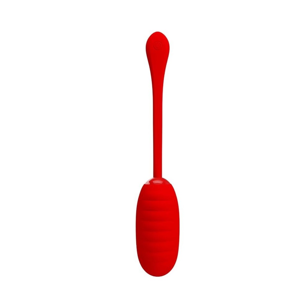 PRETTY LOVE - KIRK RECHARGEABLE VIBRATING EGG RED