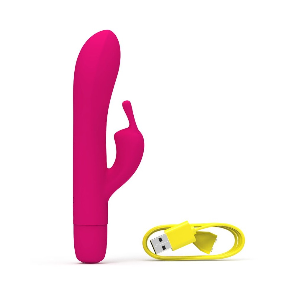 B SWISH - BWILD BUNNY INFINITE CLASSIC RECHARGEABLE VIBRATOR PINK SILICONE