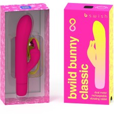 B SWISH - VIBRATEUR RECHARGEABLE CLASSIQUE BWILD BUNNY INFINITE SILICONE ROSE