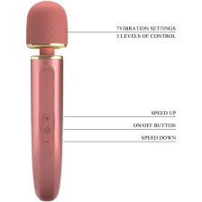 PRETTY LOVE - MASSAGER 7 VIBRATION MODES PINK