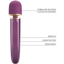 PRETTY LOVE - MASSAGER 7 MODOS DE VIBRAO ROXO