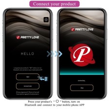 PRETTY LOVE - JAYLEEN VIBRATOR MIT APP-FERNBEDIENUNG LILA