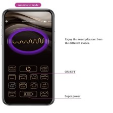 PRETTY LOVE - JAYLEEN VIBRATOR APP REMOTE CONTROL PURPLE