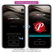 PRETTY LOVE - CATALINA VIBRADOR APP CONTROLE REMOTO ROXO