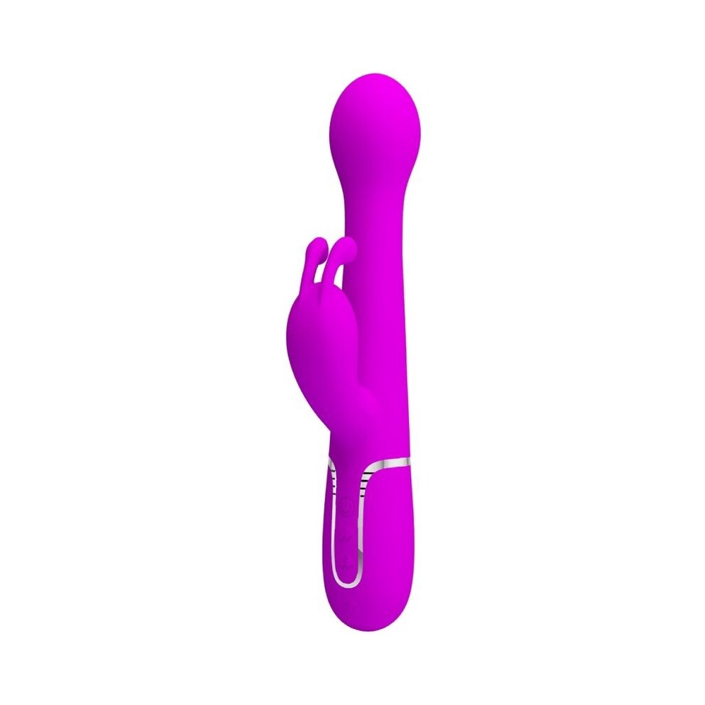 PRETTY LOVE - DEJON RABBIT VIBRATOR 3 IN 1 MULTIFUNCTION VIOLET