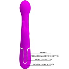 PRETTY LOVE - DEJON RABBIT VIBRATOR 3 IN 1 MULTIFUNCTION VIOLET