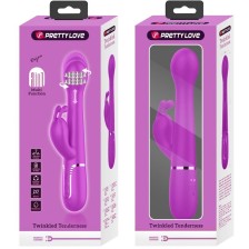 PRETTY LOVE - VIBRATEUR DEJON RABBIT 3 EN 1 MULTIFONCTION VIOLET