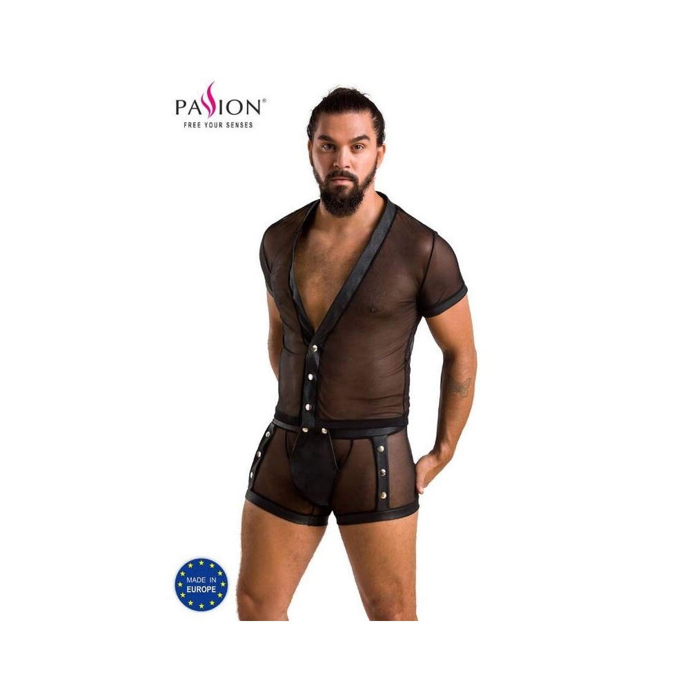 PASSION - 052 CONJUNTO MICHAEL BLACK S/M