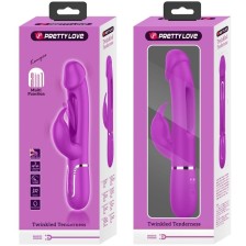 PRETTY LOVE - VIBRATEUR DEJON RABBIT 3 EN 1 MULTIFONCTION FUCSIA