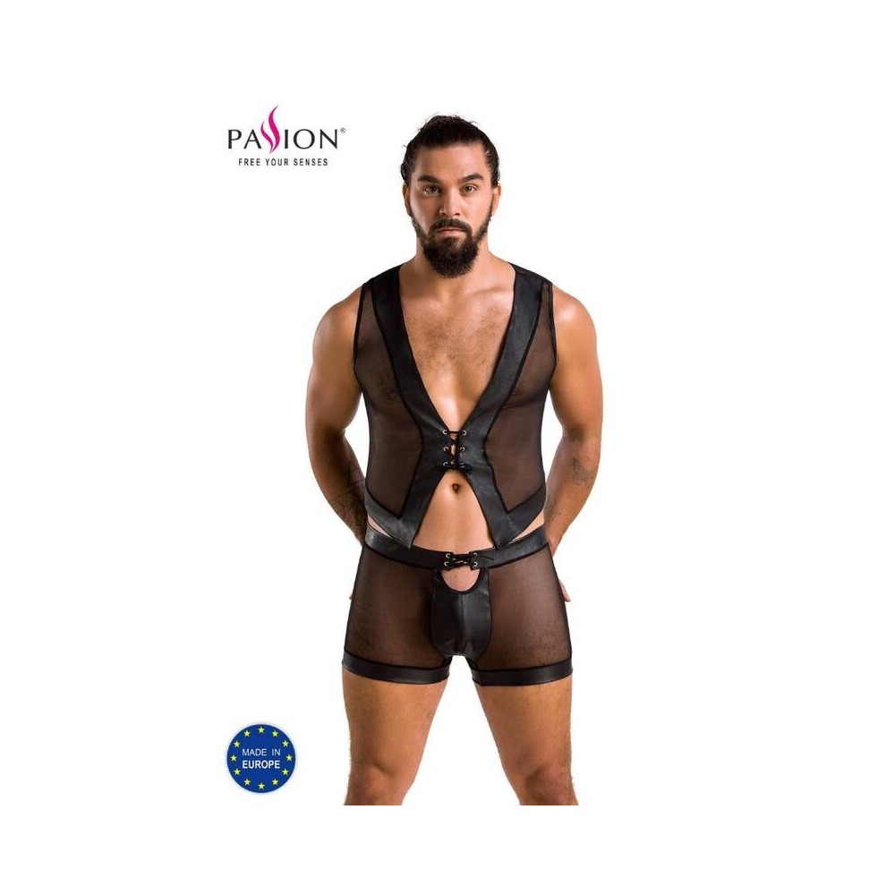 PASSION - 053 CONJUNTO WILLIAM BLACK S/M