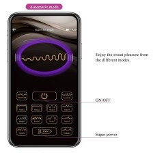 PRETTY LOVE - BAIRD G-SPOT 12 VIBRATIONEN WIEDERAUFLADBAR LILA APP