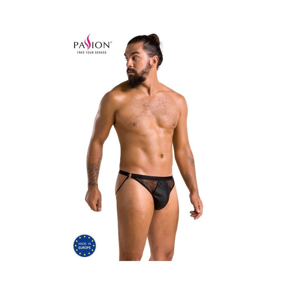 PASSION - 034 SLIP OPEN LUKE NOIR L/XL