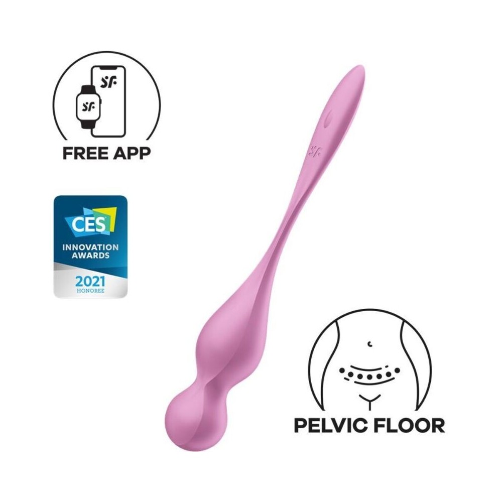 SATISFYER - LOVE BIRDS PALLE VIBRANTI KEGEL ROSA