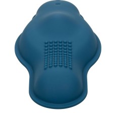 CALEXOTICS - RIDER MASSAGER DOUBLE MOTEUR TÉLÉCOMMANDE BLEU