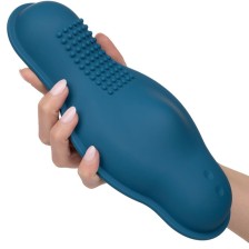 CALEXOTICS - RIDER MASSAGER DOUBLE MOTEUR TÉLÉCOMMANDE BLEU