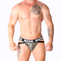 MACHO - MX27GR JOCK GRIS CUIR BEIGE S