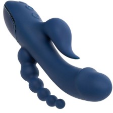 CALEXOTICS - VIBRADOR TRIPLO ORGASM AZUL