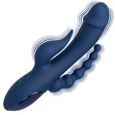 CALEXOTICS - VIBRADOR TRIPLO ORGASM AZUL