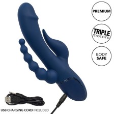 CALEXOTICS - VIBRATEUR TRIPLE ORGASME BLEU