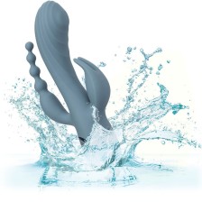 CALEXOTICS - VIBRADOR TRIPLO ECSTASY CINZA