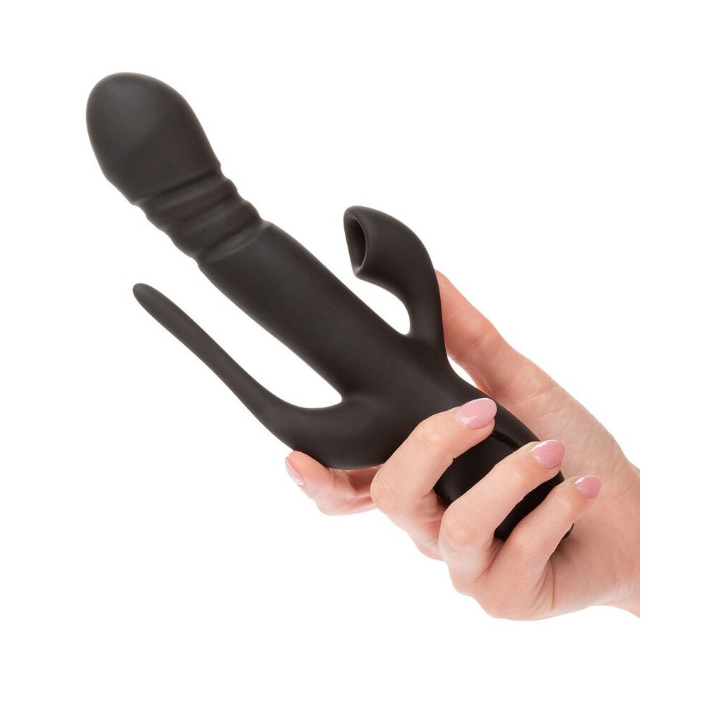 CALEXOTICS - VIBRADOR TRIPLO EUPHORIA PRETO