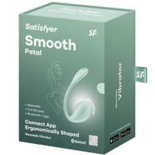 SATISFYER - ESTIMULADOR DE PÉTALA LISA G-POINT ÁGUA VERDE APLICATIVO GRATUITO