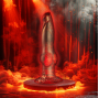 EPIC - PROMETHEUS DILDO TITAN EM CHAMAS CONTROLE REMOTO RECARREGÁVEL