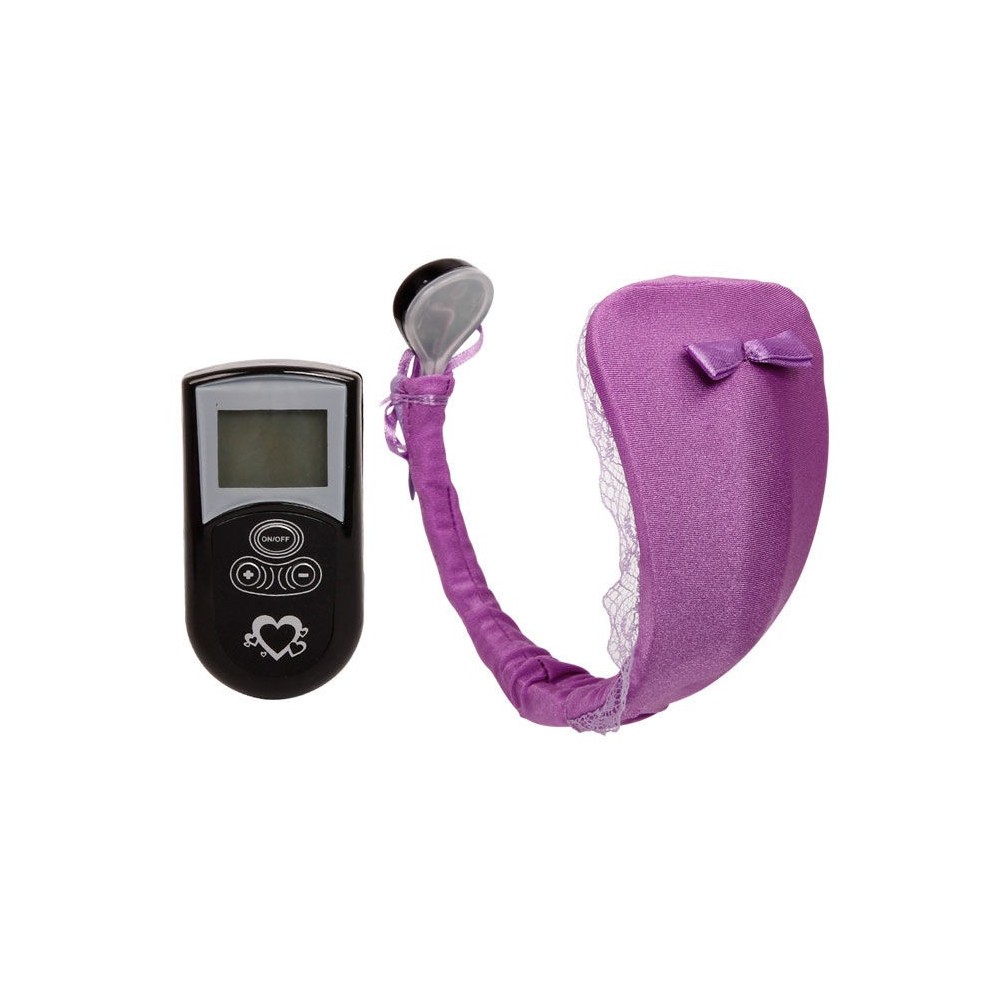 BAILE - THONG WITH VIBRATOR WITH LILAC REMOTE CONTROL